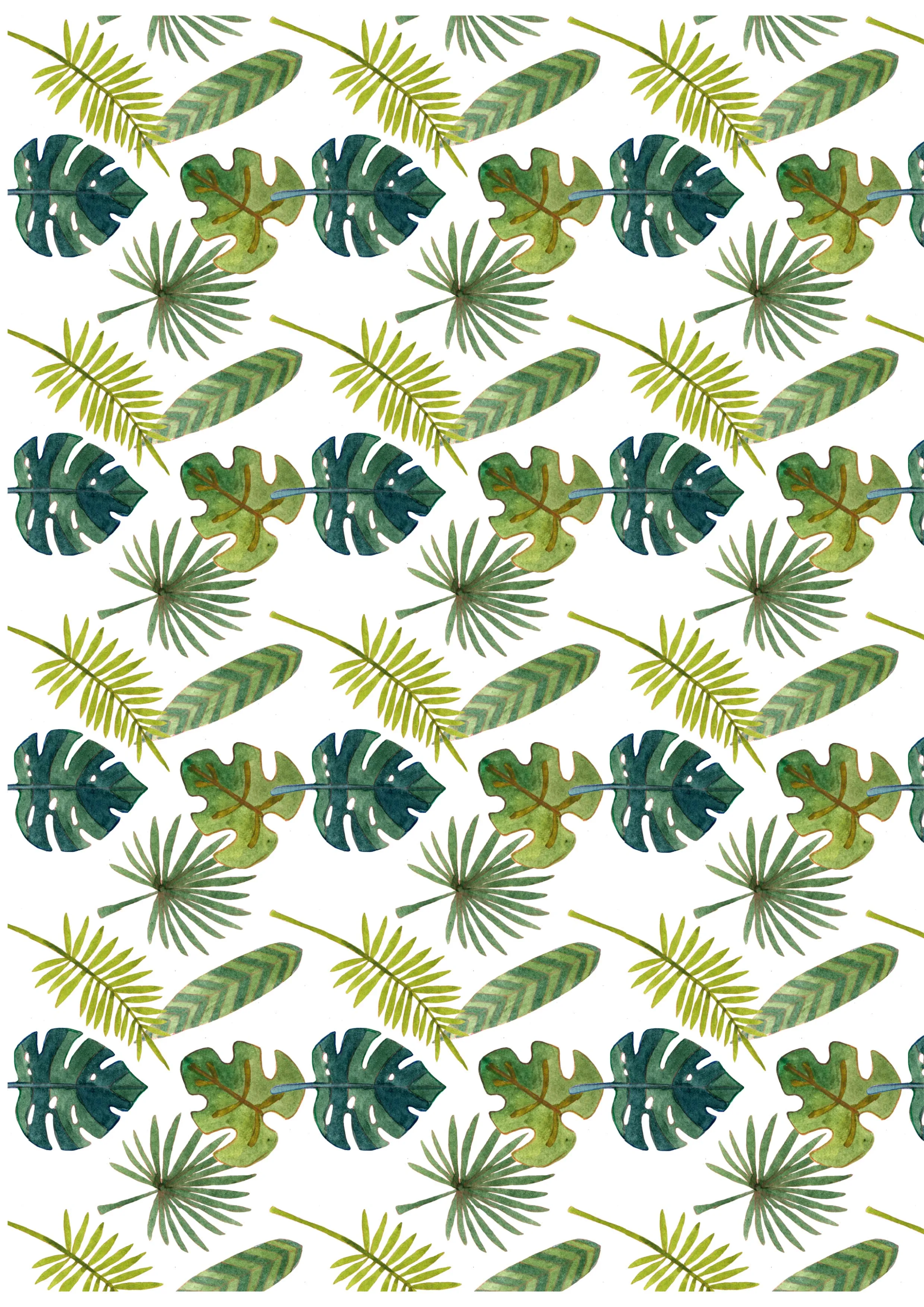 printable jungle paper