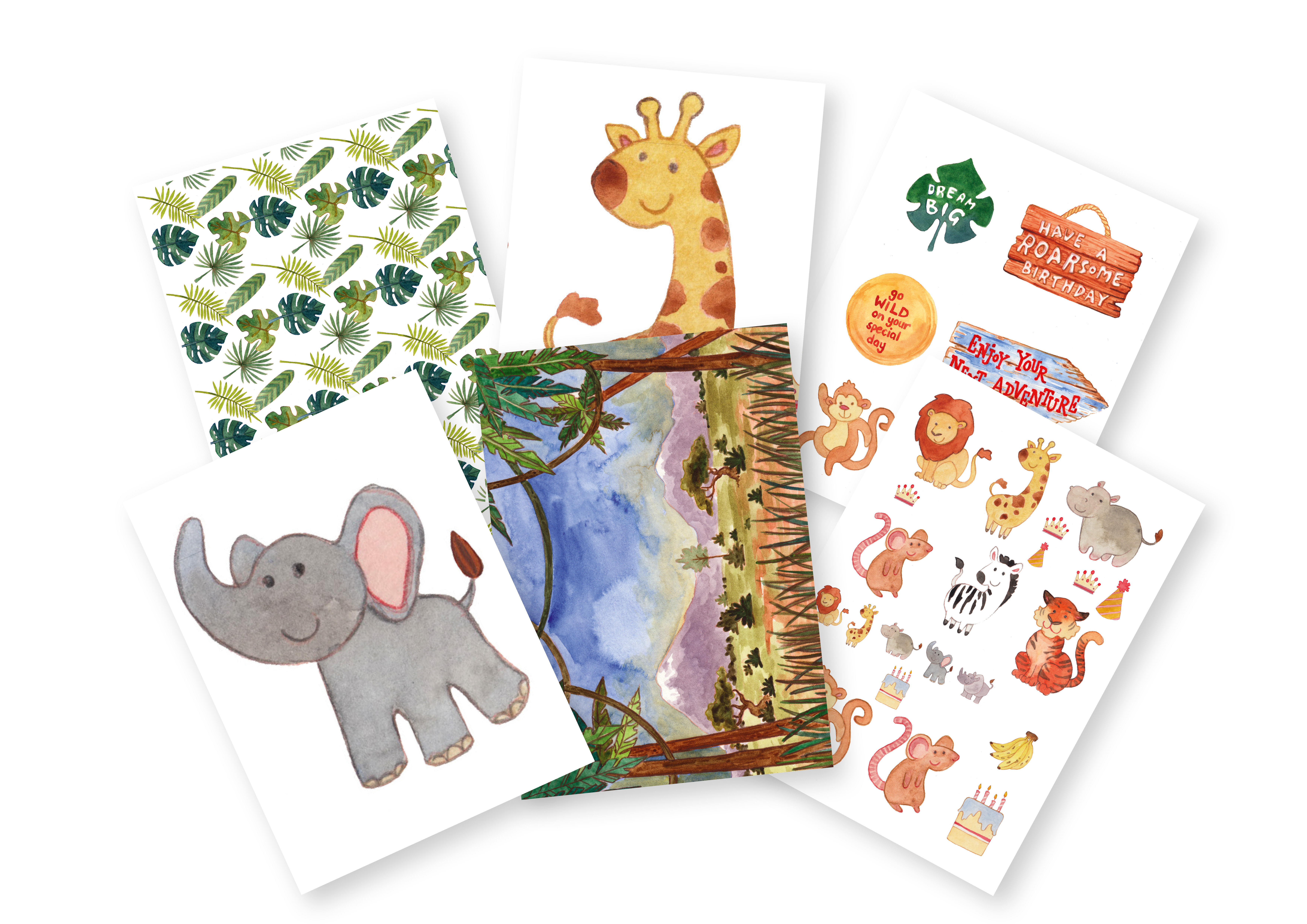 Free safari printables - Gathered