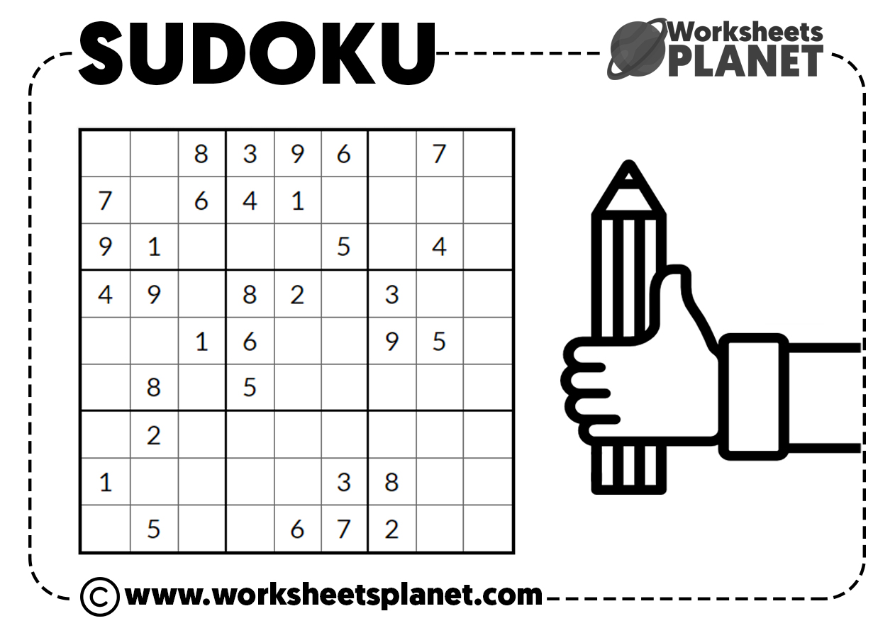SUDOKUS for KIDS | Math Sudoku Puzzles Ready to print