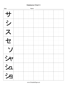 Hiragana &  Katakana Chart in PDF, Illustrator - Download ...