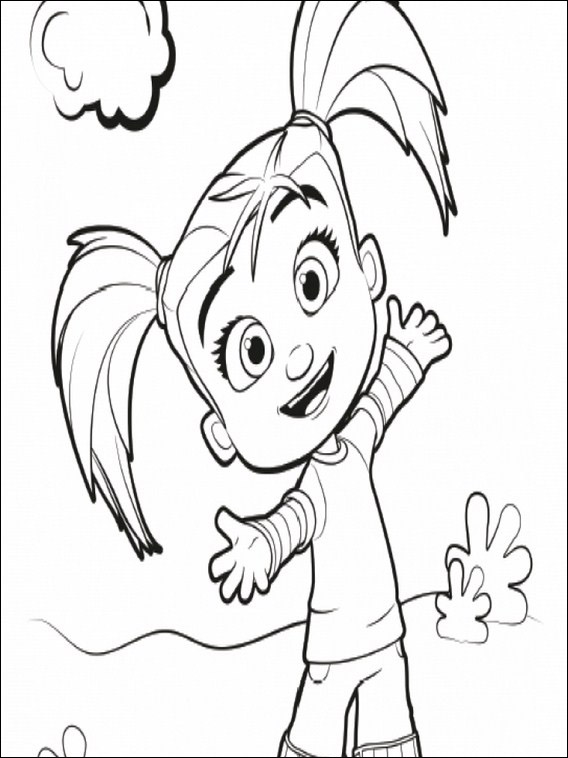 Free Printable Coloring Pages Kate and Mim-Mim 9