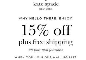 Pin en Kate Spade UK Discount Code 2019