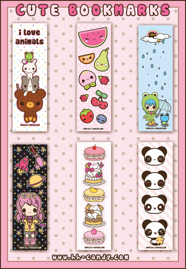 Bookmarks | Cute Kawaii Resources