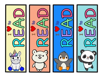 printable kawaii bookmarks