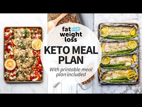 EASY 7 Day Keto Meal Plan For Women | For Weight Loss - YouTube