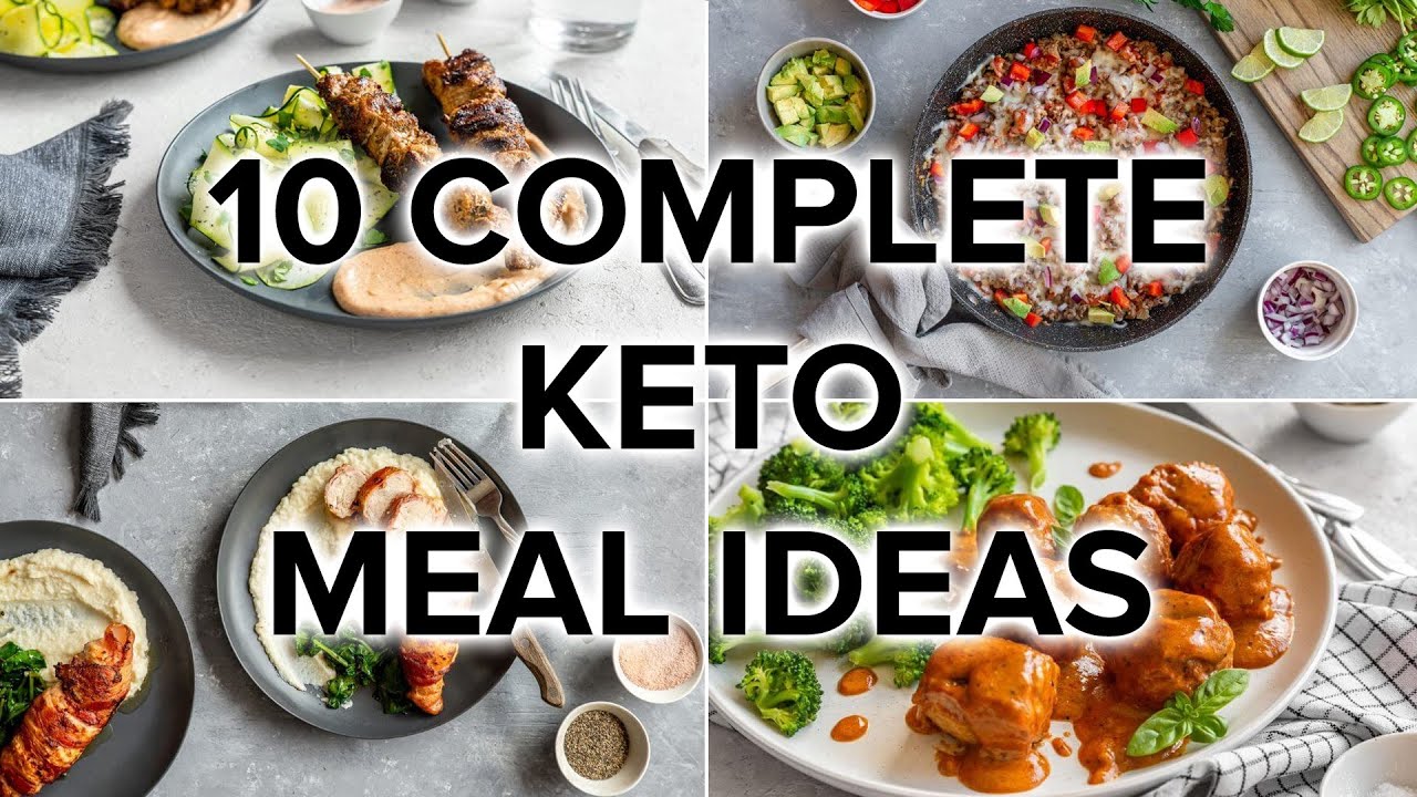 10 Easy Low Carb &  Keto Meal Ideas [Side Dish Included]