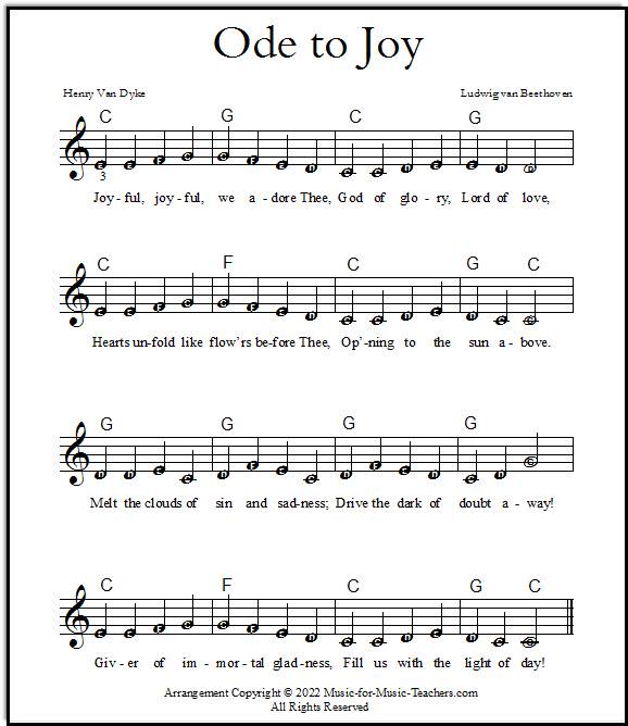 printable keyboard music sheets with letters