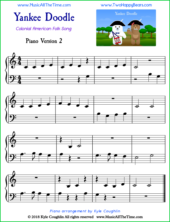 printable keyboard songs for beginners