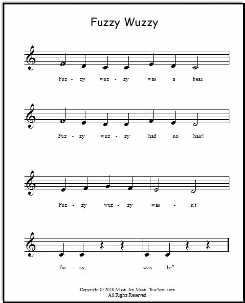 printable keyboard songs for beginners
