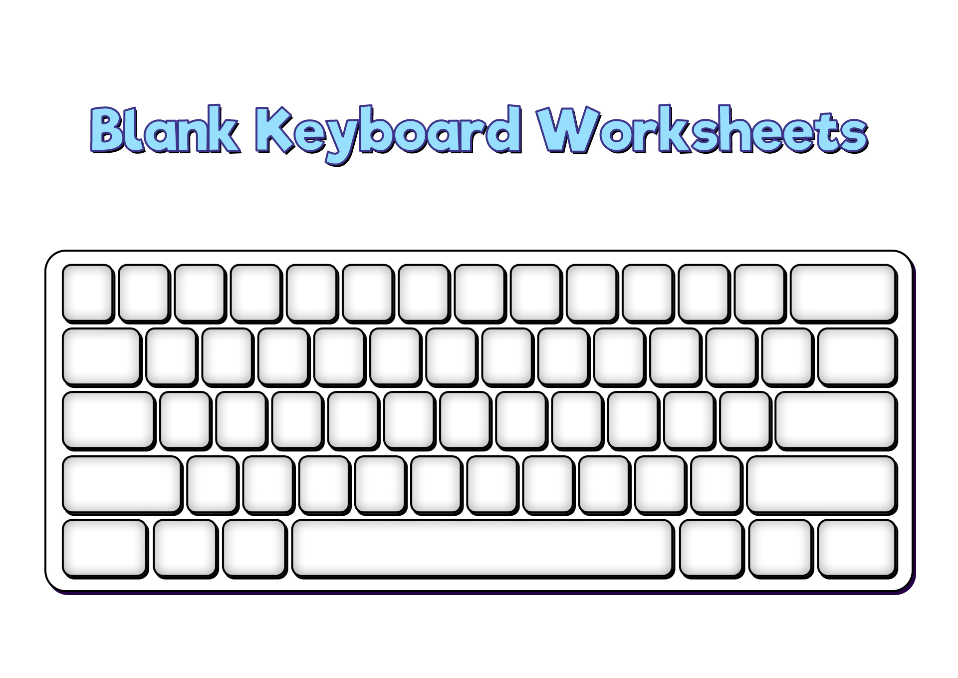10 Computer Keyboard Worksheet - Free PDF at worksheeto.com ...