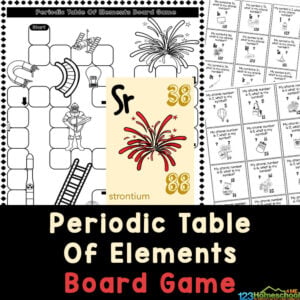 printable kid friendly periodic table of elements