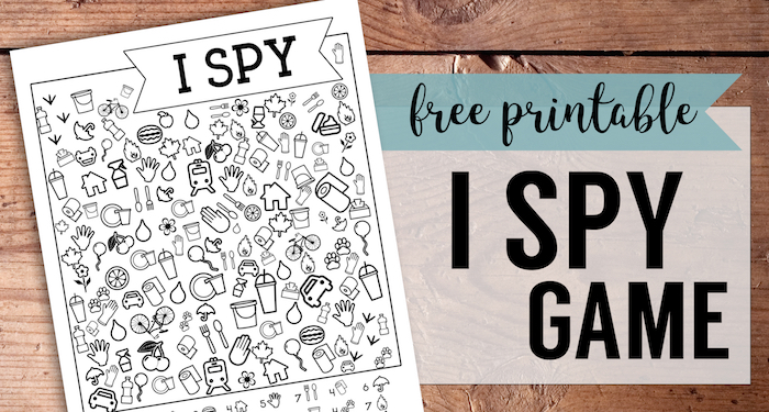 40+ I Spy Game Printables - Paper Trail Design