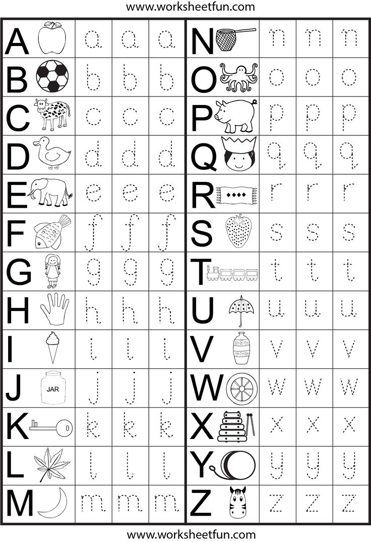 ABC Worksheets Preschool - 10 Free PDF Printables | Printablee