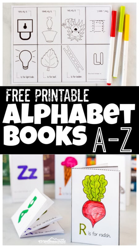 printable kindergarten alphabet books