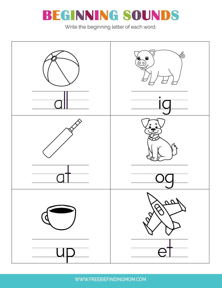 9 Alphabet Worksheets