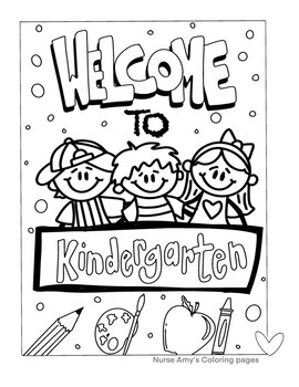 printable kindergarten coloring pages