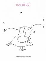 printable kindergarten dot to dot worksheets