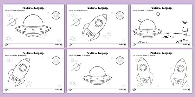 printable kindergarten positional words worksheets