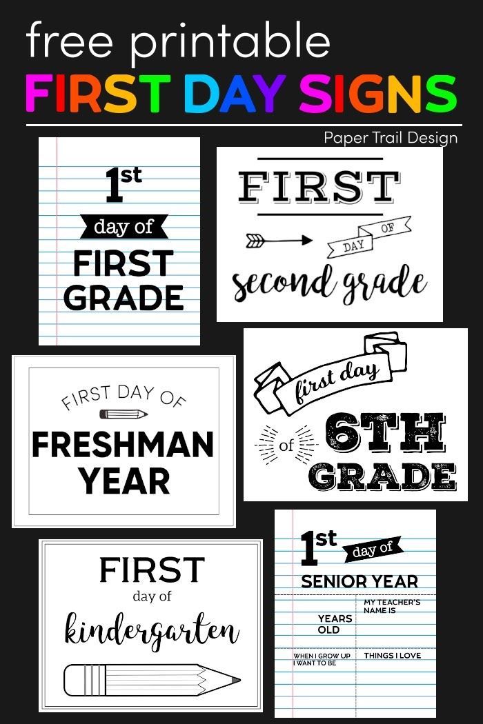 9-free-printable-first-day-of-school-signs-for-all-grades-paper-worksheets-library for First Day Of School Printables Free Pdf Free Download 9 Free Printable First Day of School Signs For All Grades | Paper ... - Worksheets Library for First Day Of School Printables Free Pdf Free Download