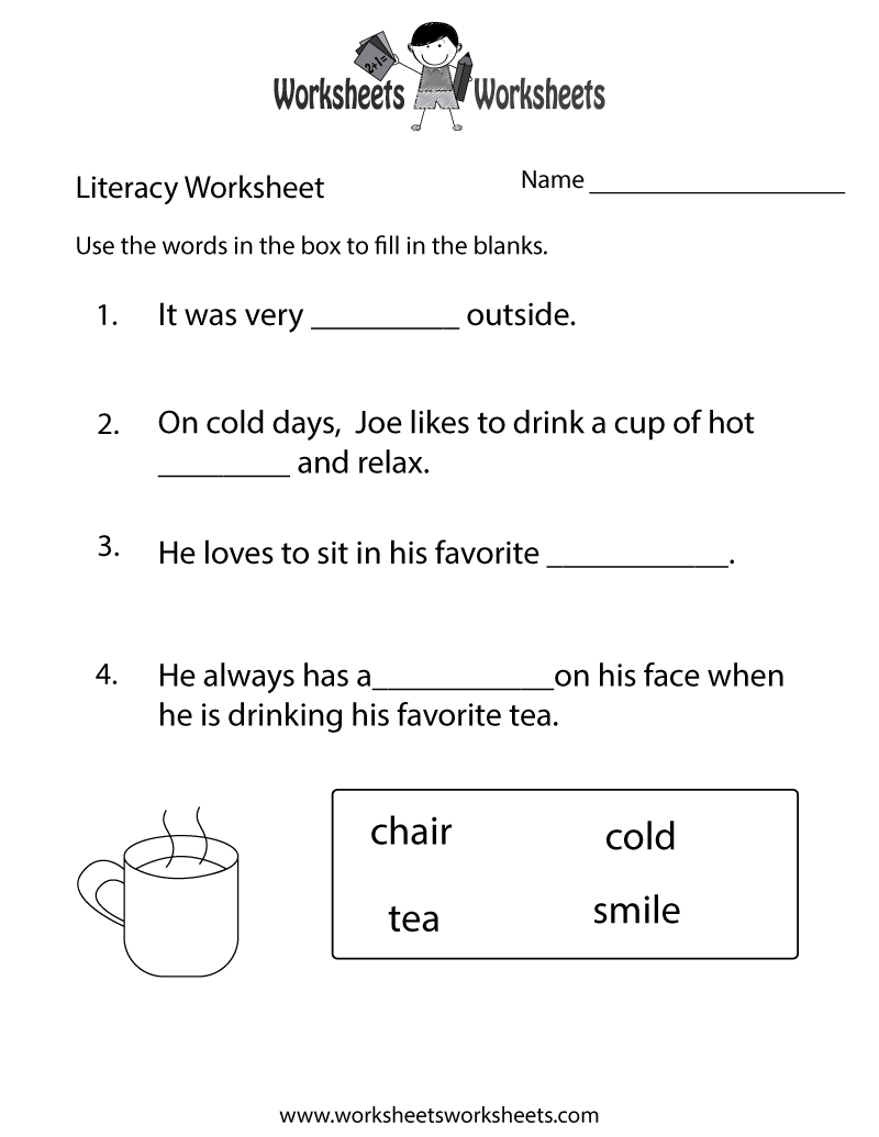 printable kindergarten worksheet free