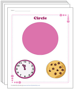 Shapes Worksheets for Kindergarten