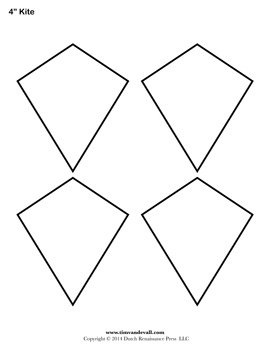 Free Kite Templates | Blank Kite Shapes to Print | Printable PDF