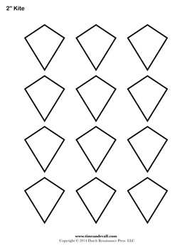 Free Kite Templates | Blank Kite Shapes to Print | Printable PDF