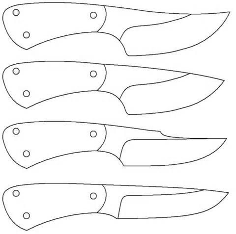 printable knife templates