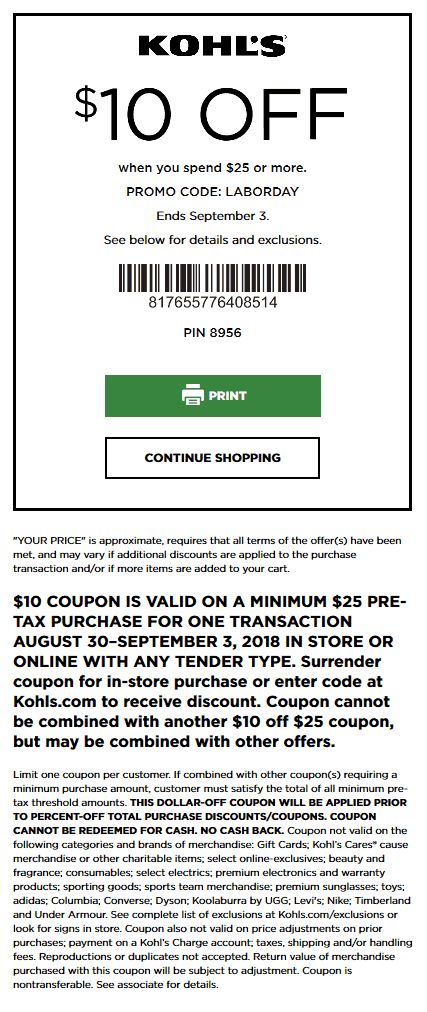 Kohls ? Coupons &  Shopping Deals!