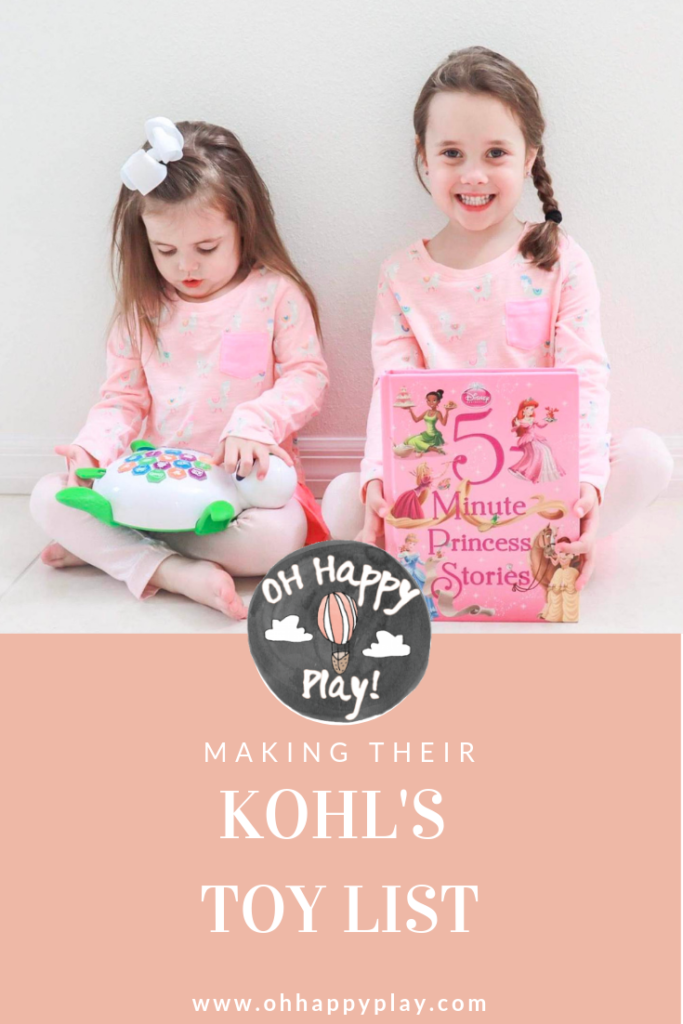 Making Their Kohls Toy List And Checking It Twice - Oh Happy Play