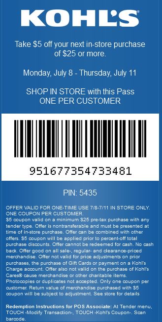 Kohls Deal!
