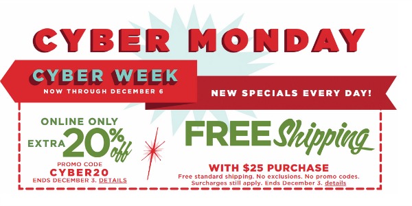 Cyber Monday at Kohls
