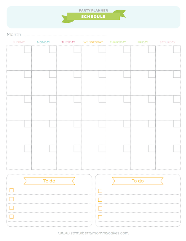 Karas Party Ideas FREE Printable Party Planner | Karas Party Ideas