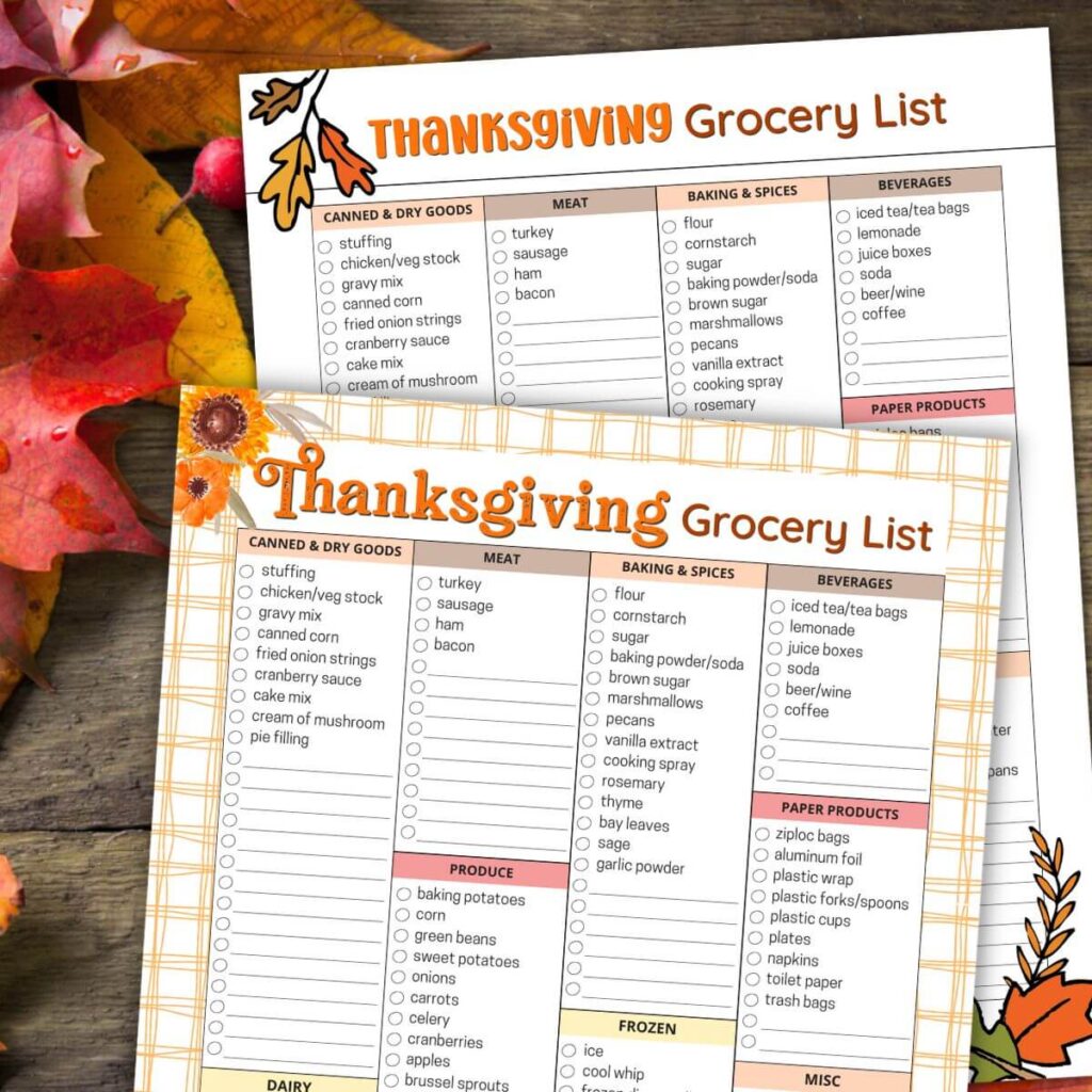 printable kroger shopping list