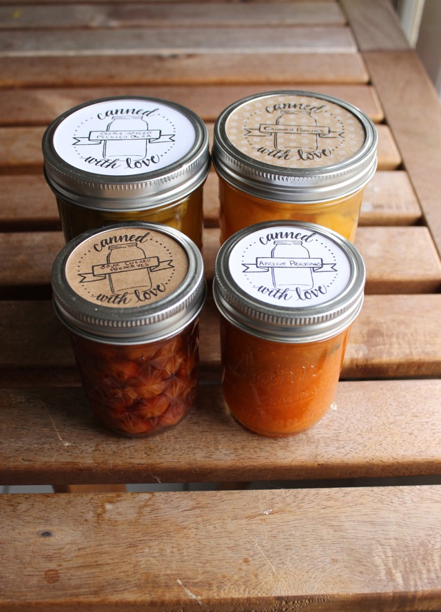 printable labels for canning jars