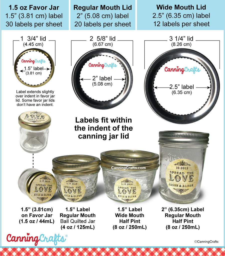 printable labels for canning jars