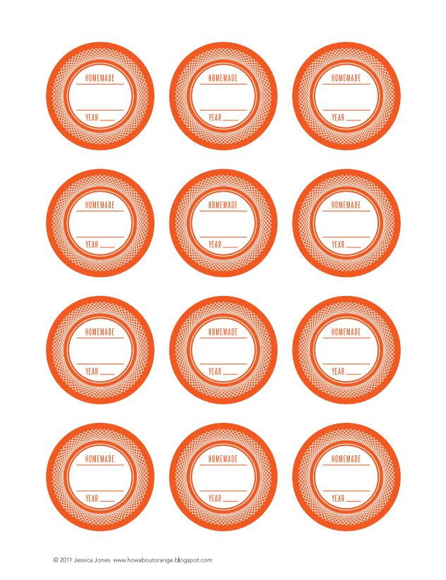 14 Sets of Free Canning Jar Labels for Mason Jars