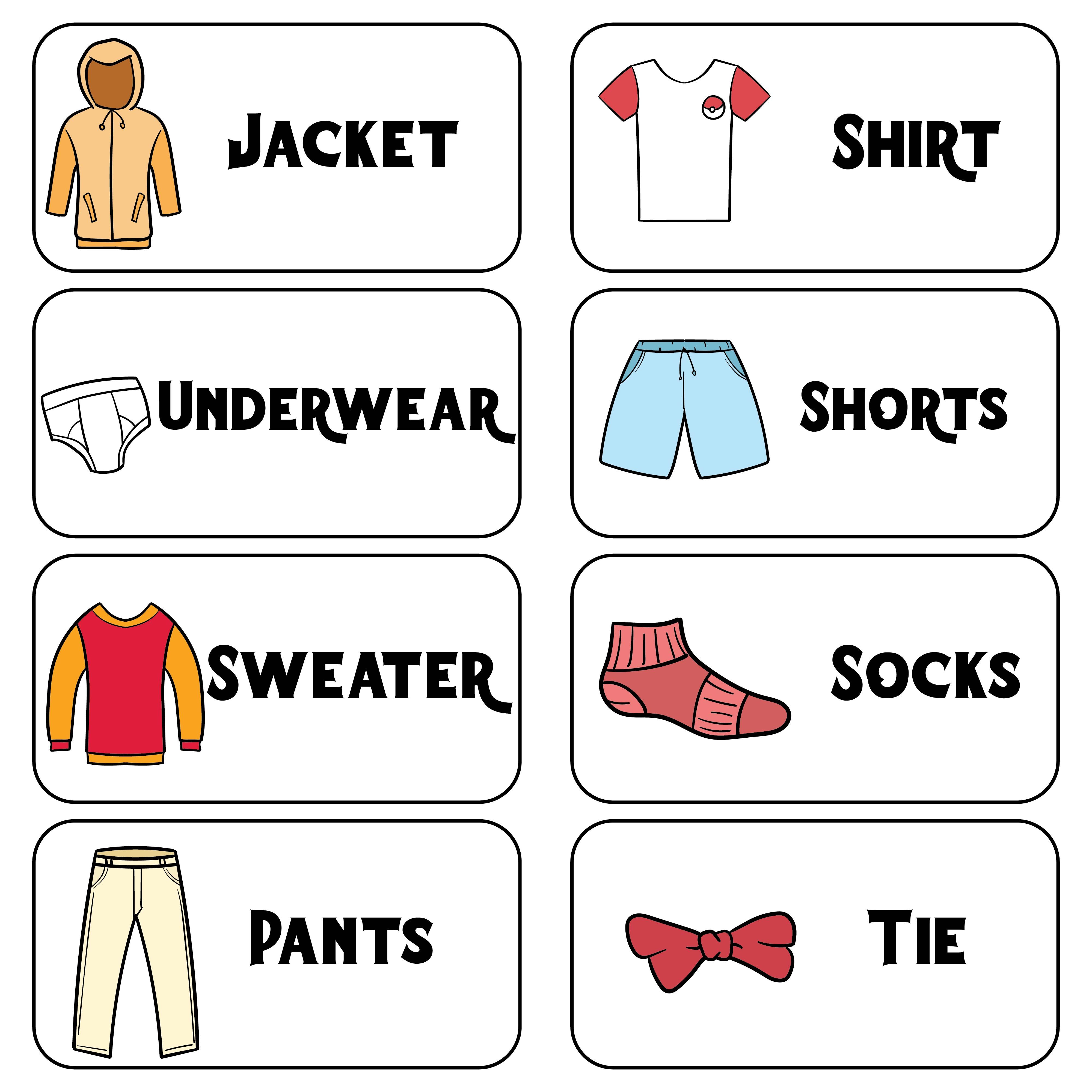 Drawer Labels Kids - 10 Free PDF Printables | Printablee