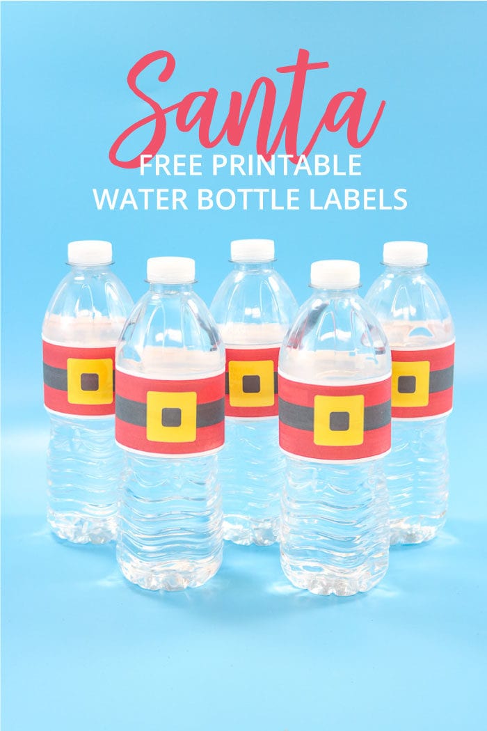 printable labels for water bottles free