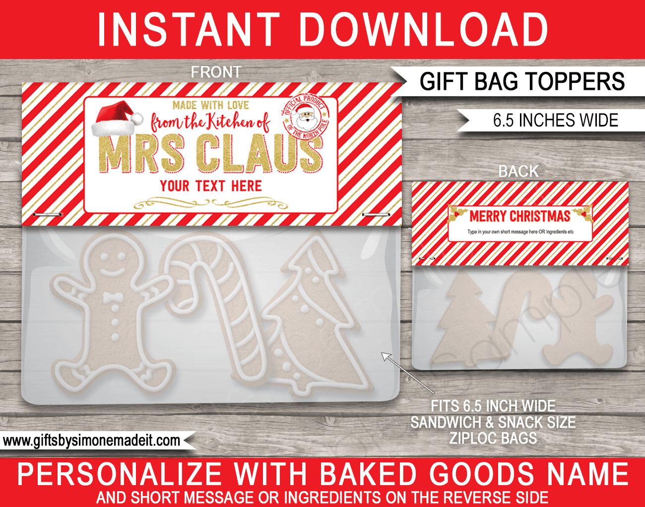 printable labels for ziploc bags