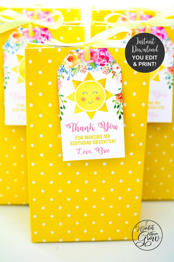 printable labels party favors
