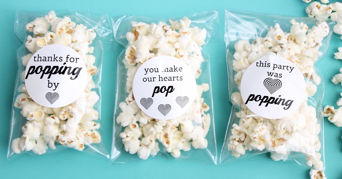 printable labels party favors