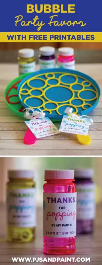 printable labels party favors