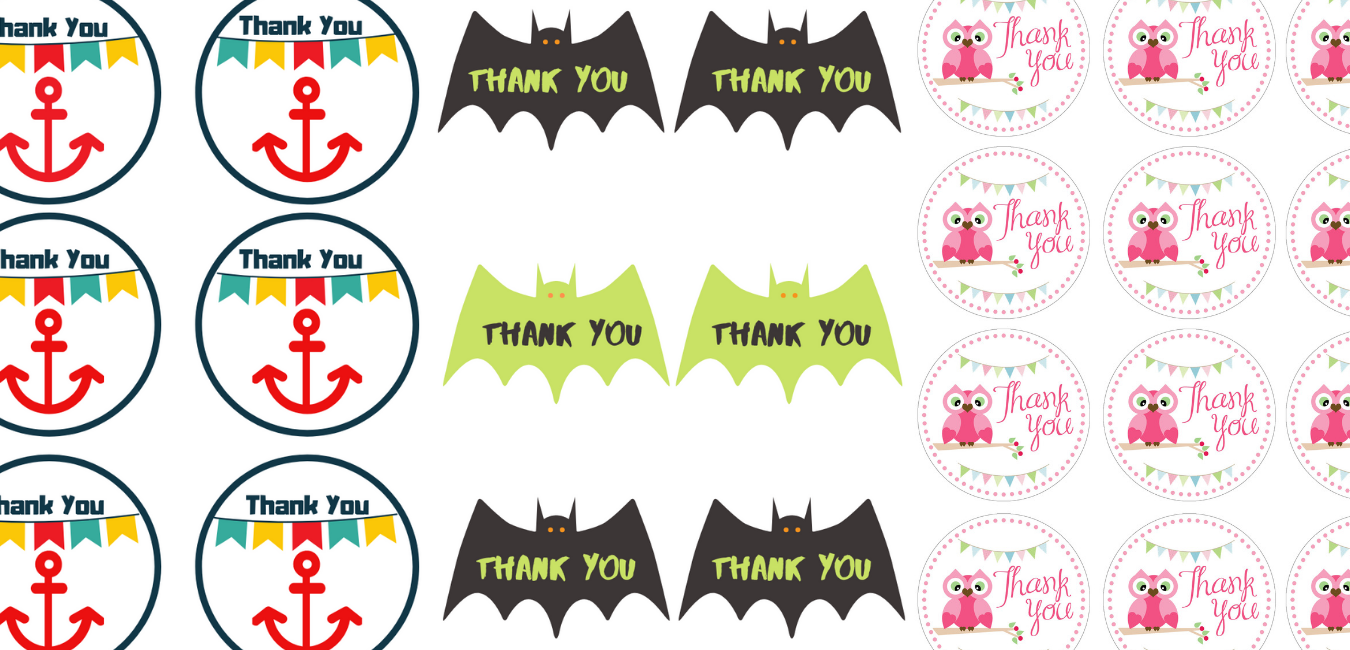 8 Free Party Favor Label Printables - DIY Thought