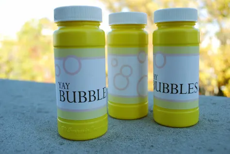 printable labels party favors