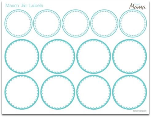 Printable Jar Label Template | Mason jars labels, Jar labels ...