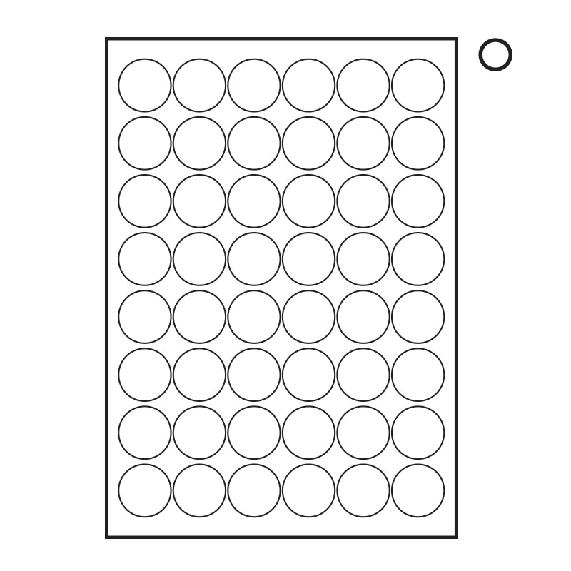 1x0.375 Labels - SL833 | SheetLabels.com®