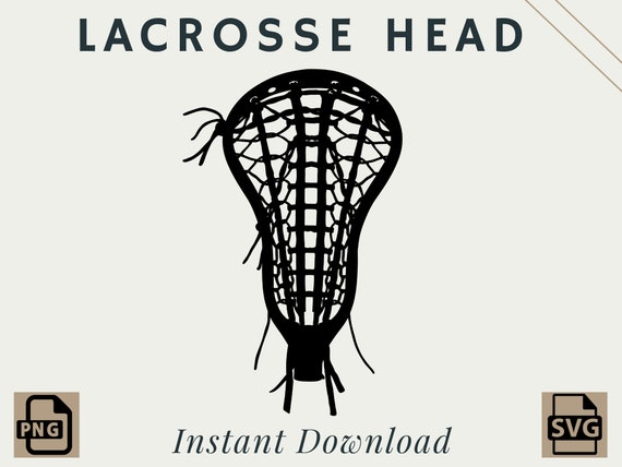 Lacrosse Head PNG SVG Digital Download Printable  