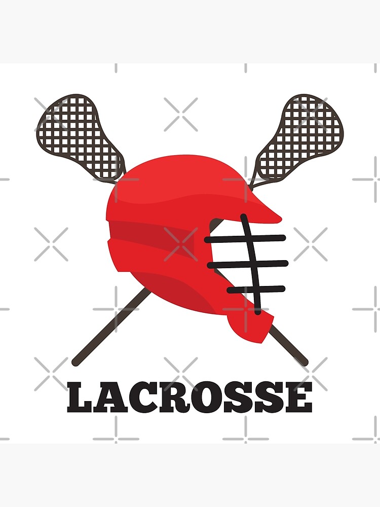 Lacrosse, With Lacrosse Sticks | Art Board Print