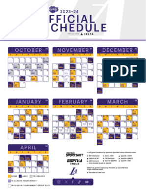 printable lakers schedule 2017